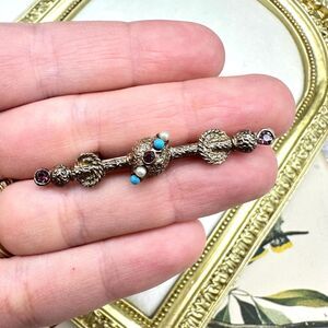 Vintage Victorian Bar Pin Brooch